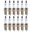 2004 Toyota Camry - Spark Plug, Do Not Gap, Gap is Preset, Original Center Electrode Material is Iridium, Set of 12, 2.4L 4Cyl, Platinum Series