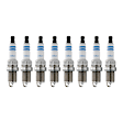 2015 Mitsubishi Lancer - Spark Plug, Do Not Gap, Gap is Preset, Original Center Electrode Material is Iridium and Ground Electrode Pin Material is Platinum, Set of 8, 2.4L 4Cyl, OE Fine Wire Iridium Spark Plug Series
