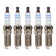 2004 Chevrolet Trailblazer EXT - Spark Plug, Do Not Gap, Gap is Preset, Original Center Electrode Material is Iridium, Set of 5, 4.2L 6Cyl, Double Iridium Series