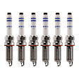 2014 Mercedes Benz C300 - Spark Plug, FLEX, Do Not Gap, Gap is Preset, Original Center Electrode Material is Iridium, Set of 6, 3.5L 6Cyl, Double Iridium Series