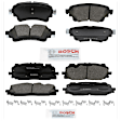 2018 Audi S4 - Front and Rear Ceramic Brake Pad Set, 3.0L 6Cyl