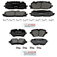2019 Audi Q7 - Front and Rear Ceramic Brake Pad Set, 2.0L 4Cyl