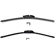 SET-BSEVO17 Front, Driver and Passenger Side Wiper Blade, Frameless 21 in. and 17 in.