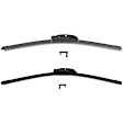 SET-BSEVO20-D Front, Driver and Passenger Side Wiper Blade, Frameless 20 in. and 17 in.