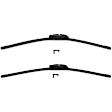 SET-BSEVO21-D Front, Driver and Passenger Side Wiper Blade, Frameless 22 in. and 21 in.