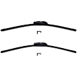 SET-BSEVO21-E Front, Driver and Passenger Side Wiper Blade, Frameless 21 in. and 20 in.