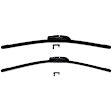 SET-BSEVO21 Front, Driver and Passenger Side Wiper Blade, Frameless 21 in. and 18 in.