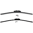 SET-BSEVO22-D Front, Driver and Passenger Side Wiper Blade, Frameless 22 in. and 17 in.