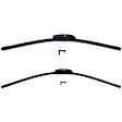 SET-BSEVO26-B Front, Driver and Passenger Side Wiper Blade, Frameless 26 in. and 20 in.