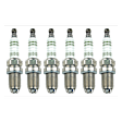 SET-BSFGR8KQE0-6 Spark Plug, Set of 6, Super Series