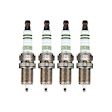 SET-BSFQR8LEU2-4 Spark Plug, Set of 4, Nickel Series