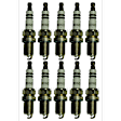 SET-BSFR5KPP332S-10 Spark Plug, Set of 10, Platinum Series