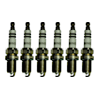 2013 Volkswagen GTI - Spark Plug, Do Not Gap, Gap is Preset, Original Center Electrode and Ground Electrode Material is Platinum, Set of 6, 2.0L 4Cyl, Platinum Series
