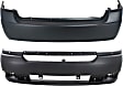 Front and Rear Primed Bumper Cover