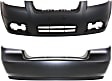 Sedan Front and Rear Primed Bumper Cover