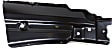 Front, Driver Side Bumper Ends, Painted Black Steel Bumper Extension