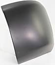 Front, Driver Side Bumper Ends, Painted Black Steel Bumper Extension