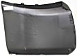 Front, Driver Side Bumper Ends, Painted Black Steel Bumper Extension