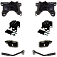 Front, Driver and Passenger Side, Outer Bumper Bracket