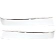 Driver and Passenger Side Grille Trim, Chrome, With emblem provision