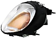 Driver and Passenger Side Halogen Headlight, With bulb(s), OE Replacement