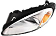 Driver and Passenger Side Halogen Headlight, With bulb(s), OE Replacement