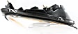 Driver and Passenger Side Halogen Headlight, With bulb(s), OE Replacement