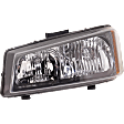 2004 Chevrolet Avalanche 1500 - Driver and Passenger Side Halogen Headlight, With bulb(s), For Models Without Body Cladding, OE Replacement