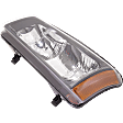 2004 Chevrolet Avalanche 1500 - Driver and Passenger Side Halogen Headlight, With bulb(s), For Models Without Body Cladding, OE Replacement