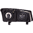 2004 Chevrolet Avalanche 1500 - Driver and Passenger Side Halogen Headlight, With bulb(s), For Models Without Body Cladding, OE Replacement