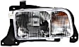 Driver and Passenger Side Halogen Headlight, With bulb(s), OE Replacement
