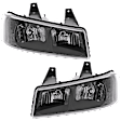 Driver and Passenger Side Halogen Headlight, With bulb(s), OE Replacement
