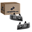 2013 Chevrolet Express 3500 - Driver and Passenger Side Halogen Headlight, With bulb(s), OE Replacement