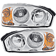 2006 Chevrolet Malibu - Driver and Passenger Side Halogen Headlight, With bulb(s), OE Replacement
