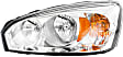 2006 Chevrolet Malibu - Driver and Passenger Side Halogen Headlight, With bulb(s), OE Replacement