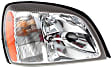 Driver and Passenger Side Halogen Headlight, With bulb(s), OE Replacement