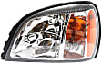 Driver and Passenger Side Halogen Headlight, With bulb(s), OE Replacement
