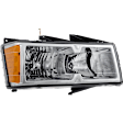 Driver and Passenger Side Halogen Headlight, With bulb(s), OE Replacement
