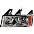 Driver and Passenger Side Halogen Headlight, With bulb(s), OE Replacement