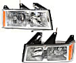 2007 Chevrolet Colorado - Driver and Passenger Side Halogen Headlight, With bulb(s), For Models With Performance Xtreme Package, OE Replacement