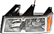 2007 Chevrolet Colorado - Driver and Passenger Side Halogen Headlight, With bulb(s), For Models With Performance Xtreme Package, OE Replacement
