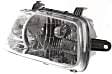 Driver and Passenger Side Halogen Headlight, With bulb(s), OE Replacement