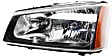 2004 Chevrolet Silverado 1500 - Driver and Passenger Side Halogen Headlight, With bulb(s), OE Replacement