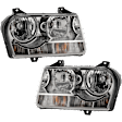 2005-2008 Chrysler 300 - Driver and Passenger Side Headlights, with Bulbs, Halogen, without Delay Option, Sedan