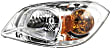 2010 Chevrolet Cobalt - Driver and Passenger Side Halogen Headlight, With bulb(s), OE Replacement