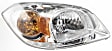 2010 Chevrolet Cobalt - Driver and Passenger Side Halogen Headlight, With bulb(s), OE Replacement