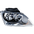 Driver and Passenger Side Headlights, with Bulbs, Halogen, Production Date From June 9, 2003, CAPA CERTIFIED