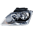 Driver and Passenger Side Headlights, with Bulbs, Halogen, Production Date From June 9, 2003, CAPA CERTIFIED