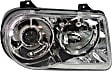 2005 Chrysler 300 C - Driver and Passenger Side Halogen Headlight, With bulb(s), For Models Without Protection and Luxury Group Package, OE Replacement