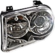2005 Chrysler 300 C - Driver and Passenger Side Halogen Headlight, With bulb(s), For Models Without Protection and Luxury Group Package, OE Replacement